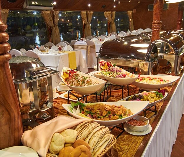 Dubai floating restaurant